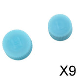 Maxbell 9x2 Pieces AC Hi Low Side Charging Port Service Valve Fitting Caps R134a R12
