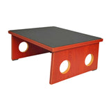 Maxbell Bed Step Wood Sturdy Foldable Step Stool for Kids Adults Living Room Elderly