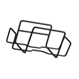 Maxbell Tissue Cases Metal Toilet Easy to Install Metal Wire Tissue Box Rack Hanging black