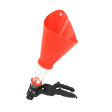 Engine Oil Funnel for Cars Trucks Automotive Easy to Use Accessory Mess Free Red