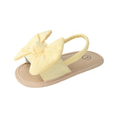 Maxbell Infant Baby Girl Sandals Casual Anti Slip Outdoor Summer First Walking Shoes Yellow 11cm