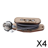 Maxbell 4xMaple Wood 3 String Cigar Box Guitar Pickup
