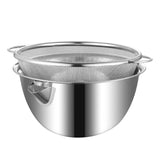 Maxbell Colander with Bowl Set with Handles Rice Rinser Large Capacity Food Strainer