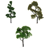 Maxbell 4 Railway Scenery Layout Model Tree Pine 4.72" OO 1/75+4 Tree Ash+4 Elm Tree