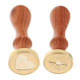 Maxbell Initial Xmas Decorative Seal Wax Sealing Stamp Wooden Handle Stick DIY Cards