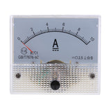 2Pcs DC Ammeter Analog Panel Amp Meter Current Gauge Pointer Type 0-10A 0-5A