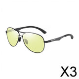 Maxbell 3xPhotochromic Sunglasses Lightweight Driving Sun Glasses Polarized Sunglasses Yellow Lens