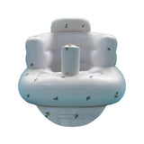 Maxbell Baby Inflatable Seat Cartoon Infant Back Support Sofa for Babies 3-36 Months Olive Pattern