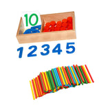 Maxbell Montessori Cards & Counters Training for Homeschool Early Childhood Children Style C