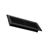 RV Floor Register 10 x 4" Air Vent Cover Cover for Indoor Floor Ceiling Black