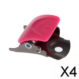 Maxbell 4xDurable Roller Skates Strap Buckle Skates Strap Clasp Repair Accessories Style B Pink