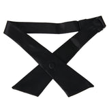 Maxbell 2pcs Fashion Elegant Men Women Pure Color Korean Style Unisex Cross Bow Tie