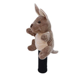 Animal Doll Golf Driver Wood Headcover Scratch Resistant Protective Sleeve