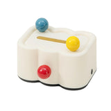 Maxbell Tissue Box Cover Paper Towel Storage Tissue Holder for Toilet Bedroom Office Black Bottom