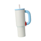 Maxbell Insulated Tumbler Keep Cold Resuable Coffee Cup for Fishing Women Men Picnic White