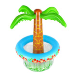 Maxbell Inflatable Beer Cooler Decor Drink Cooler for Hawaiian Party Picnic Birthday Coconut Tree 65x45cm