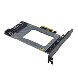4pcs PCI-E 3.0 4X to U.2 SFF-8639 Expansion Card Adapter for Desktop PC