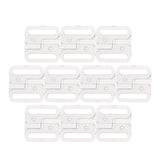 Maxbell 20 Pairs Bra Closure Clasps Clips Back Strap Holder Lingerie Accessories