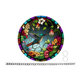 Maxbell Hummingbird Window Suncatcher 5.9'' Spring Ornament for Patio Bedroom Summer