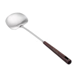 Maxbell Stainless Steel Wok Spatula Easy to Clean Cooking Utensil for Kitchen Frying 31.5cmx8.8cm