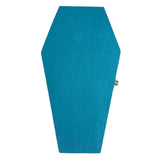 Maxbell Halloween Coffin Decorations Gothic Mini Hinged Casket for Halloween Parties Blue