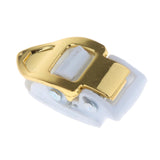 Maxbell 4xInline Roller Skate Spider Buckle Mounting for Skiing Ice Skates Accessories white aureate