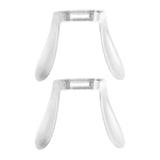 Maxbell 2 Pieces U Shape Eyeglasses Nose Pads Bridge Nose Support Clear Replacement 23mmx19.5mm