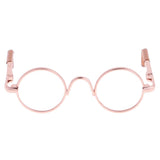 Maxbell 2 Pieces 1/3 BJD Hippy Round Glasses Eyewear for SD DOD Doll