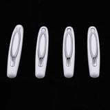 Maxbell 2x4 Pieces Universal Car Door Edge Bumper Protector Guard Sticker White