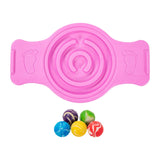 Maxbell Balance Board Wobble Stability Board for Skateboarding Skiing Indoor Outdoor Pink