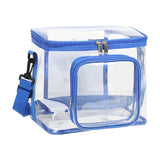 Maxbell Transparent Storage Bag Fashion Shoulder Bag for Work Sports Games Traveling