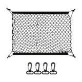 Generic Car Rear Cargo Net Easy to Use Car Trunk Cargo Net Trunk Storage Net 70cmx70cm