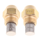 2pcs Brass Hollow Fuel Oil Furnace Burner Spray Nozzle 9/16'' Thread Connect