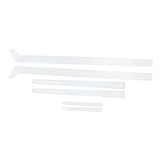 Maxbell 6x Car Body Door Molding Trim Cover Automotive Accessories Trim Strips Panel