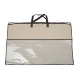 Maxbell Closet Organizer Moving Bag Clothes Organizer for Clothes Blankets Bed Sheet brown edge