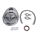Maxbell Timing Chain Cover Kit Polished Gasket Seal Bolts Set for 265 350