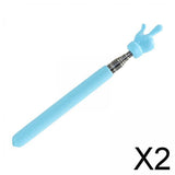 Maxbell 2xHand Pointer Accs Portable Teacher Pointer Finger Design for Home Whiteboard Blue