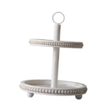 Maxbell Cupcake Stand Party Favors Tiered Serving Tray for Birthday Holiday Festival White