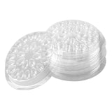 Maxbell Maxbell 10x Disposable Eyelash Extension Glue Holder Tray False Lashes Pallet Clear