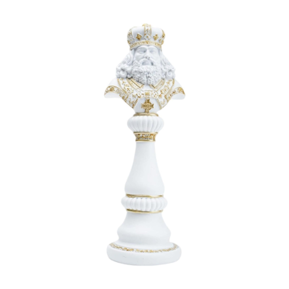 Maxbell International Chess Statue Tabletop Ornament for Chess Lovers Cabinet Office King