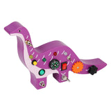 Maxbell Wooden Busy Board with LED Light Dinosaur Travel Toy Boy and Girls Preschool