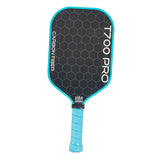 Pickleball Paddle Ergonomic Lightweight Training for Indoor Practice Playing Blue