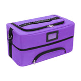 Maxbell Makeup Bag Makeup Artist Must Haves Makeup Case for Girl Women Makeup Artist purple
