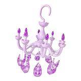 Maxbell Hanging Drying Rack Laundry Drying Rack Windproof for Baby Clothes Socks Bra Purple