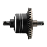 Maxbell RC Car Differential Aluminum Alloy Sturdy Complete Kit for 1/10 RC Car Truck Black