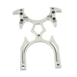 Maxbell RC Radio Transmitter Bracket Accessories Stable Upgrade Parts Protector Base SilverGray