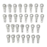 Maxbell 30 Pieces Ball Bearing Carriers Durability Practical Spare Parts Accessories