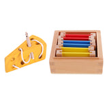 Maxbell Wooden Montessori Toys - Cheese Maze & Color Box, Kids Practical Life Toys