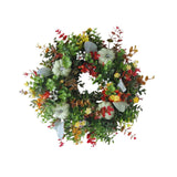 Maxbell Maxbell Eucalyptus Pumpkin Wreath 40cm Stairs Wall for Farmhouse Bedroom Celebration
