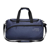 Maxbell Water Resistant Sports Holdall Stylish Overnight Bag for Sports Swimming Gym Deep Blue